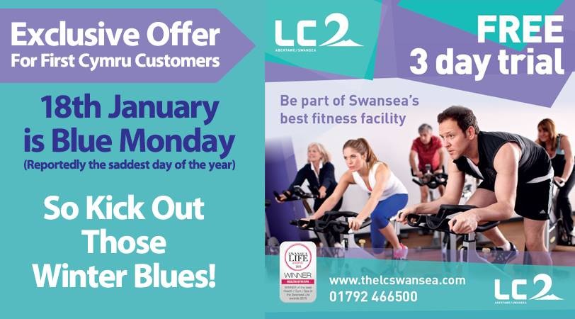 First Cymru Blue Monday offer