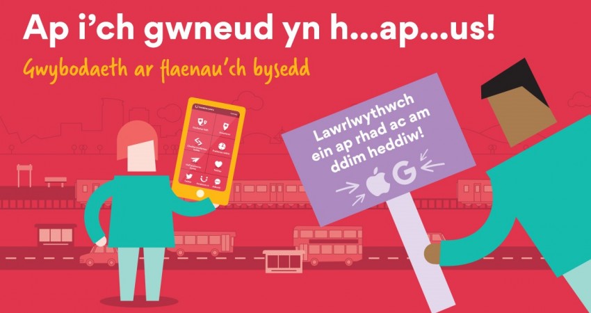 Traveline Cymru mobile app