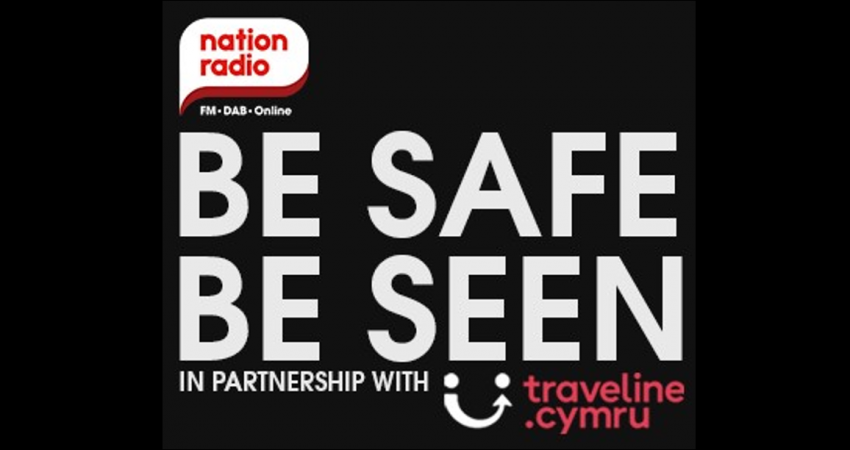 Traveline Cymru yn bartner i Nation Radio yn yr ymgyrch ‘Byddwch yn Amlwg