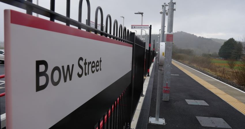 Bow-Street-Railway-Station-Opens-Ceredigion-February-2021-Transport-For-Wales-Traveline-Cymru