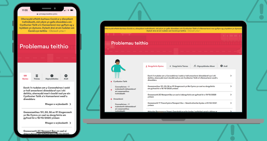 Traveline-Cymru-launch-new-disruptions-features-led-by-customer-feedback