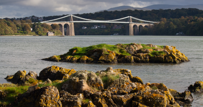 Gwaith i ddatrys problemau diogelwch yn dechrau ar Bont Menai Gwaith i ddatrys problemau diogelwch yn dechrau ar Bont Menai