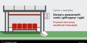 Cyngor teithio ar gyfer gem Cymru v Iwerddon