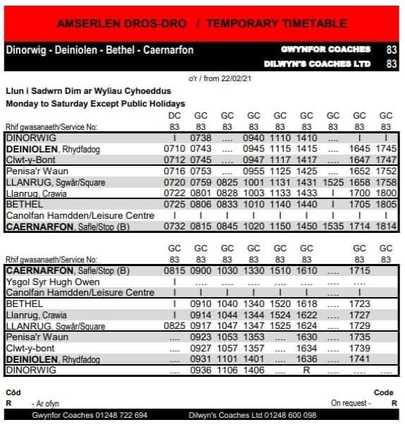 Gwynfor-Coaches-Temporary-Timetable-February-2021